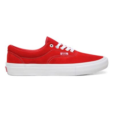 Vans Suede Era Pro - Erkek Kaykay Ayakkabısı (Kırmızı Beyaz)